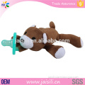 Hot Sale Animal Bear Plush Baby Pacifier sToy Pacifier Plush Toy